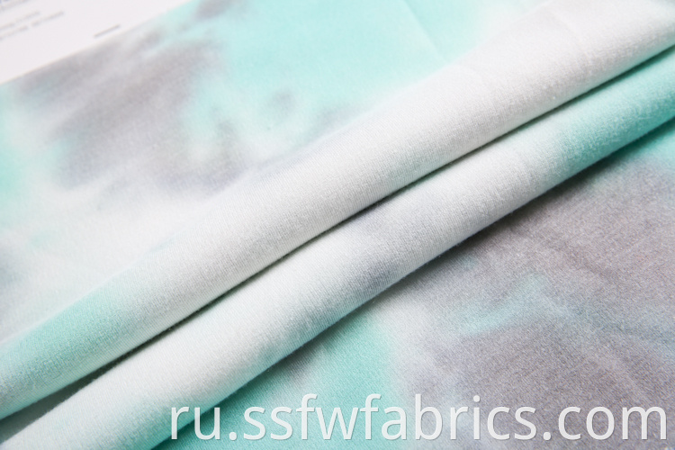 Tie Dye Knitted Fabric